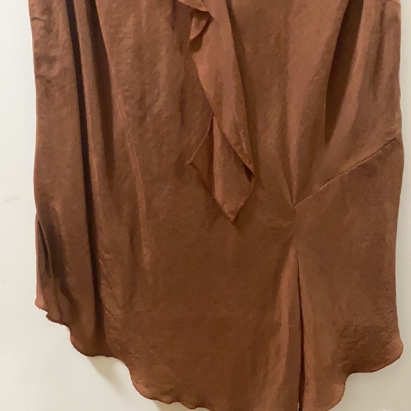 Odille Cupro sleeveless Copper color Shirt - Picture 3 of 9